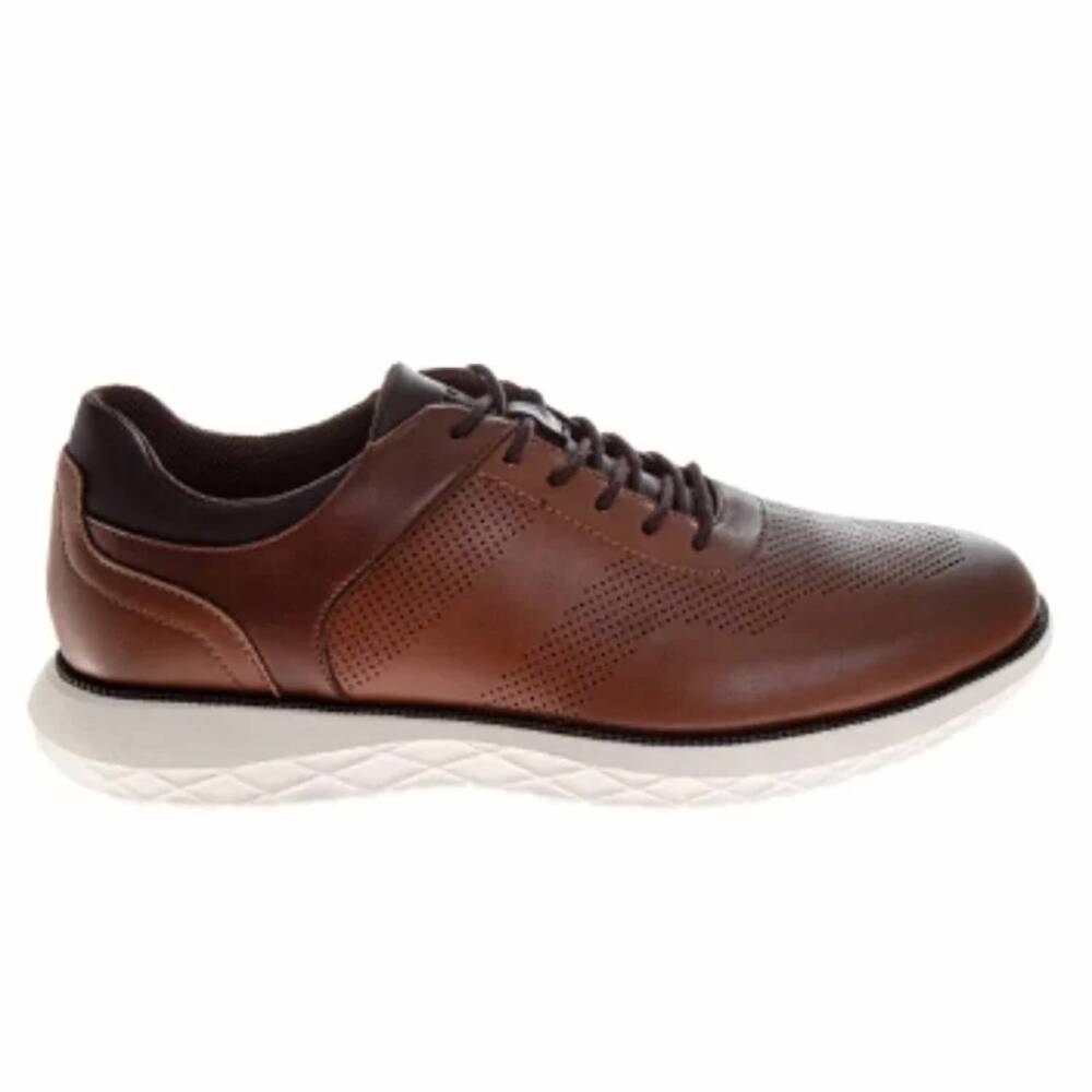 NEW PERRY ELLIS men's lace up casual shoes in brown
